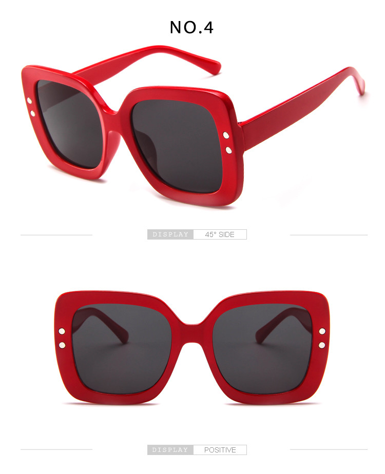 BSCI Oversized Cat Eye Plastic 145MM Gradient Lens Sunglasses