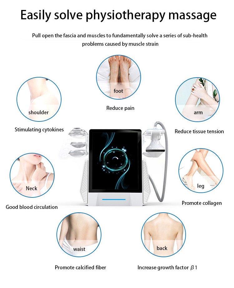 Shockwave Therapy Machine Focus Shockwave Physiotherapy Pain Relief Achilles Tendonit Therapy Physical Therapy Equipment