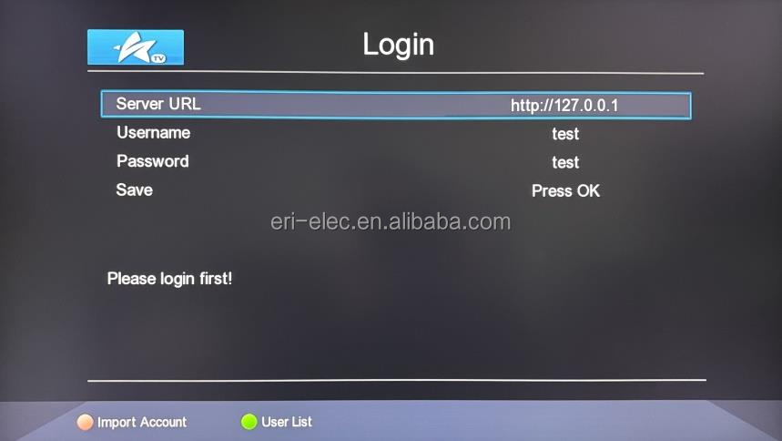 ERI Linux Set Top Box Quad Core GX67 1080p H.265 IPTV
