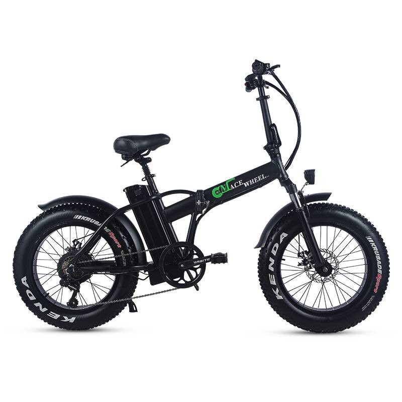 500W Motor Fat Electric Bike Foldable with 48V 15AH Lithium Battery and 20" Wheel Size