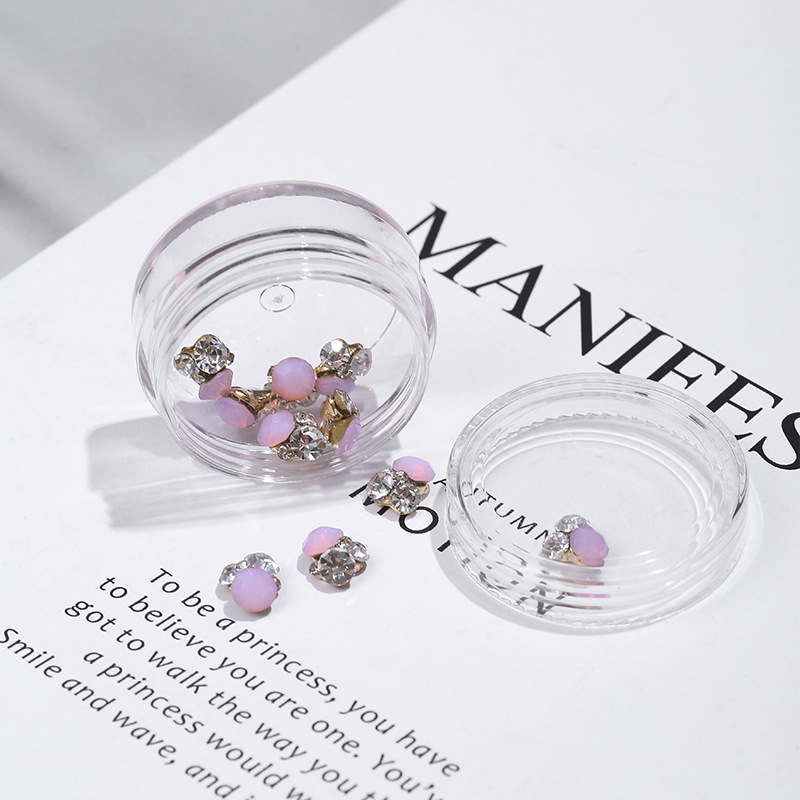 Acrylic 5g 10g 15g 20g 30g Clear Loose Powder Jar Container with Black Lid Customized Colors Eco Friendly Industrial Cosmetic
