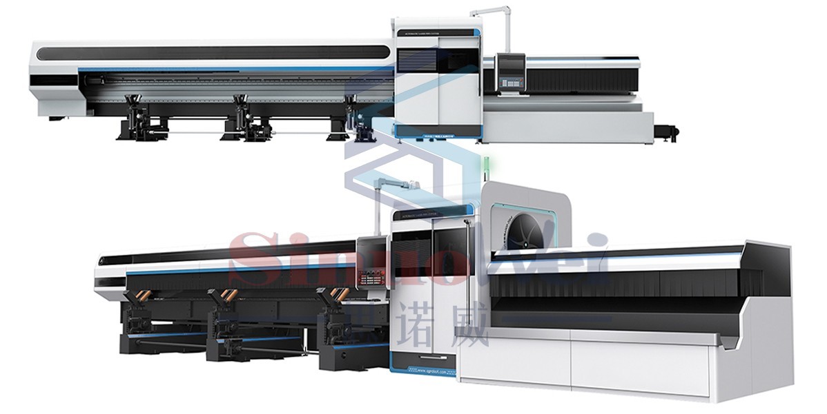 Pneumatic Laser Tube / Pipe Cutting Machine