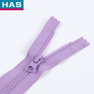 #5 Vislon Zipper with Close-end and colored dental floss teeth for Luggage or