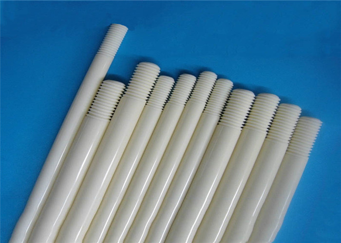 High precision insulating 95%-99.99% alumina Al203 ceramic threaded rod with good quality