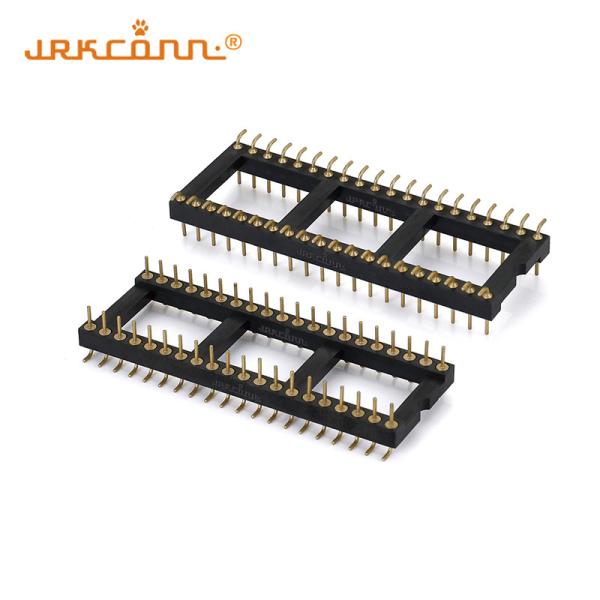 Dual Row SMD Ic Sockets Surface Mount PCB Machined 2.54mm Pitch Male To Male