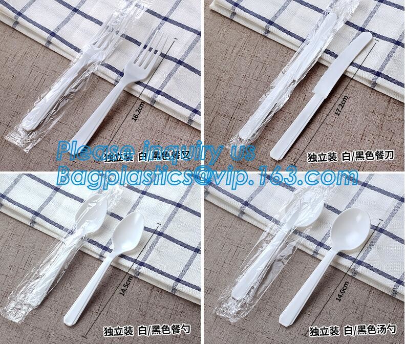 Disposable Catering Natural Knife, Fork And Spoon Bamboo Spoon,Reusable Eco Friendly Biodegradable Bamboo Cutlery Caddy