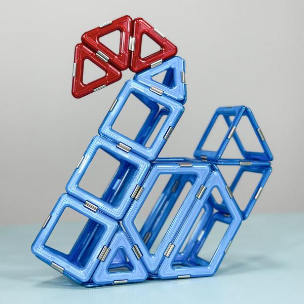 3D Colorful Swan Magnetic Tiles Animals Brick Tile Block Toys For Children