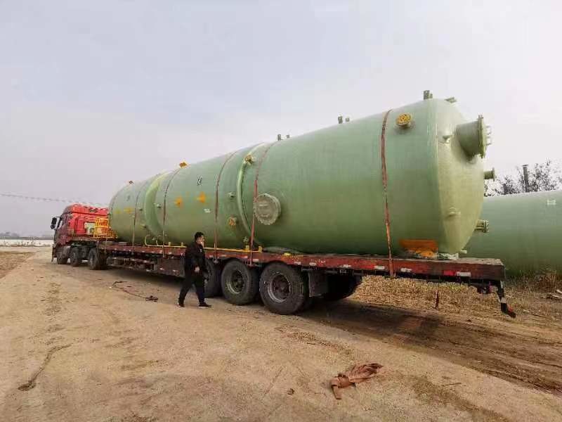 Industrial Round Chemical Resistance Frp Storage Tank For Water Treatment