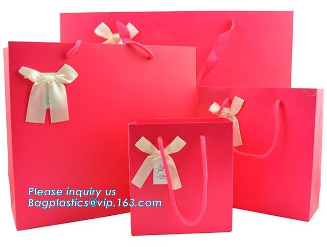 Paper Twisted Handles Eco Retail Packaging Wine Handle Package