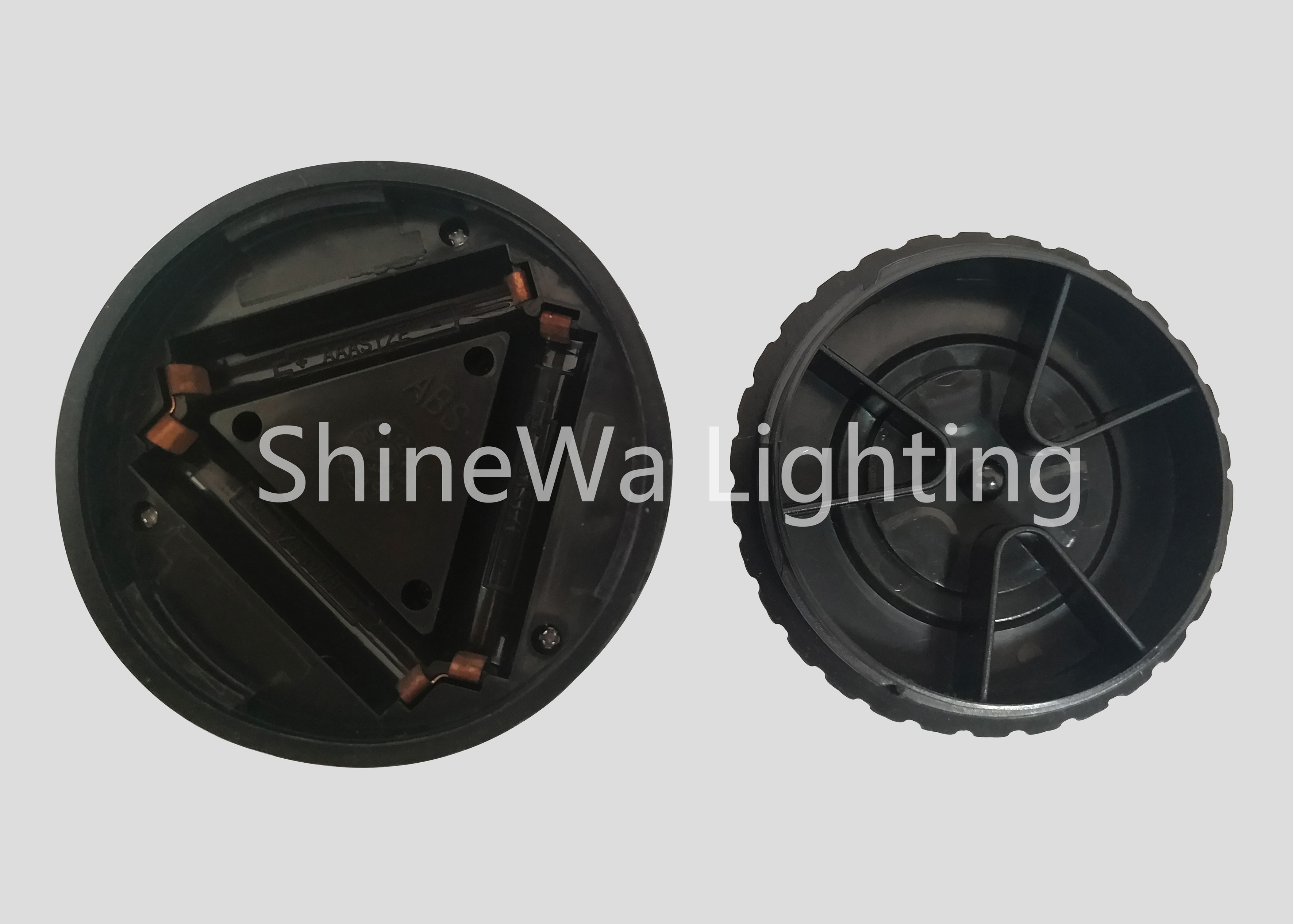 Wheel Design High Intensity Led Flashlight ABS PC Silica With Powerful Magnet