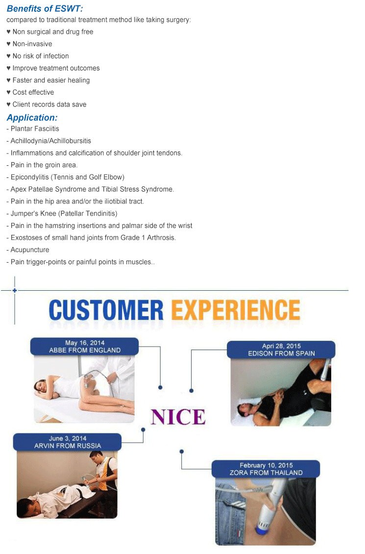 Extracorporeal Shock Wave Therapy Machine Shockwave Treatment For Plantar Fasciitis