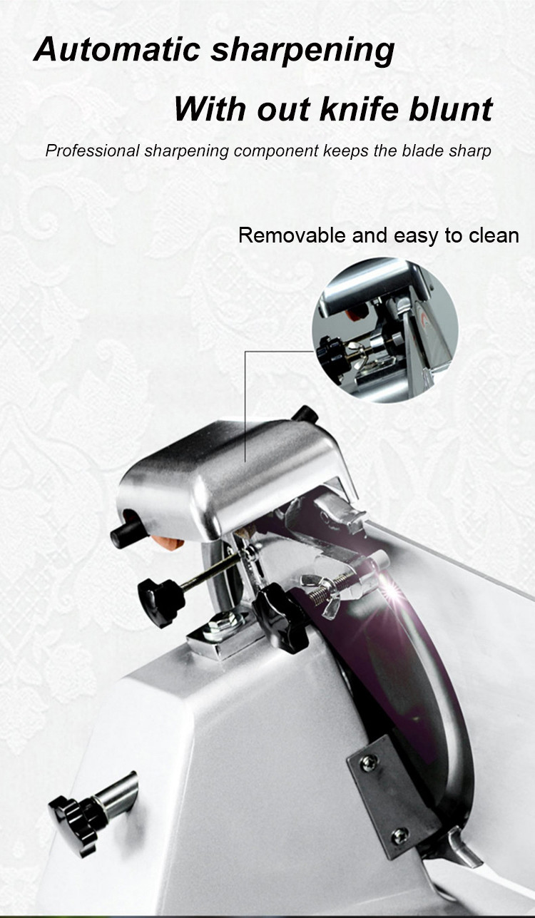 Multifunctional Stainless Steel Fresh Ham Cutting Machine Meat Slicer