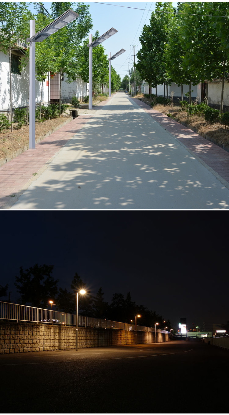 Light City Outside Lighting 100 Watt LED Solar Street Light SMD Chips Street Lamp