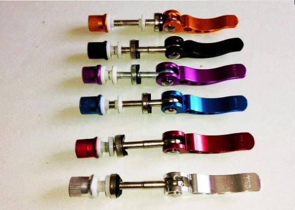 Outdoor Bicycle Quick Release Aluminium Alloy Bike Seat Post Clamp Skewer Bolt