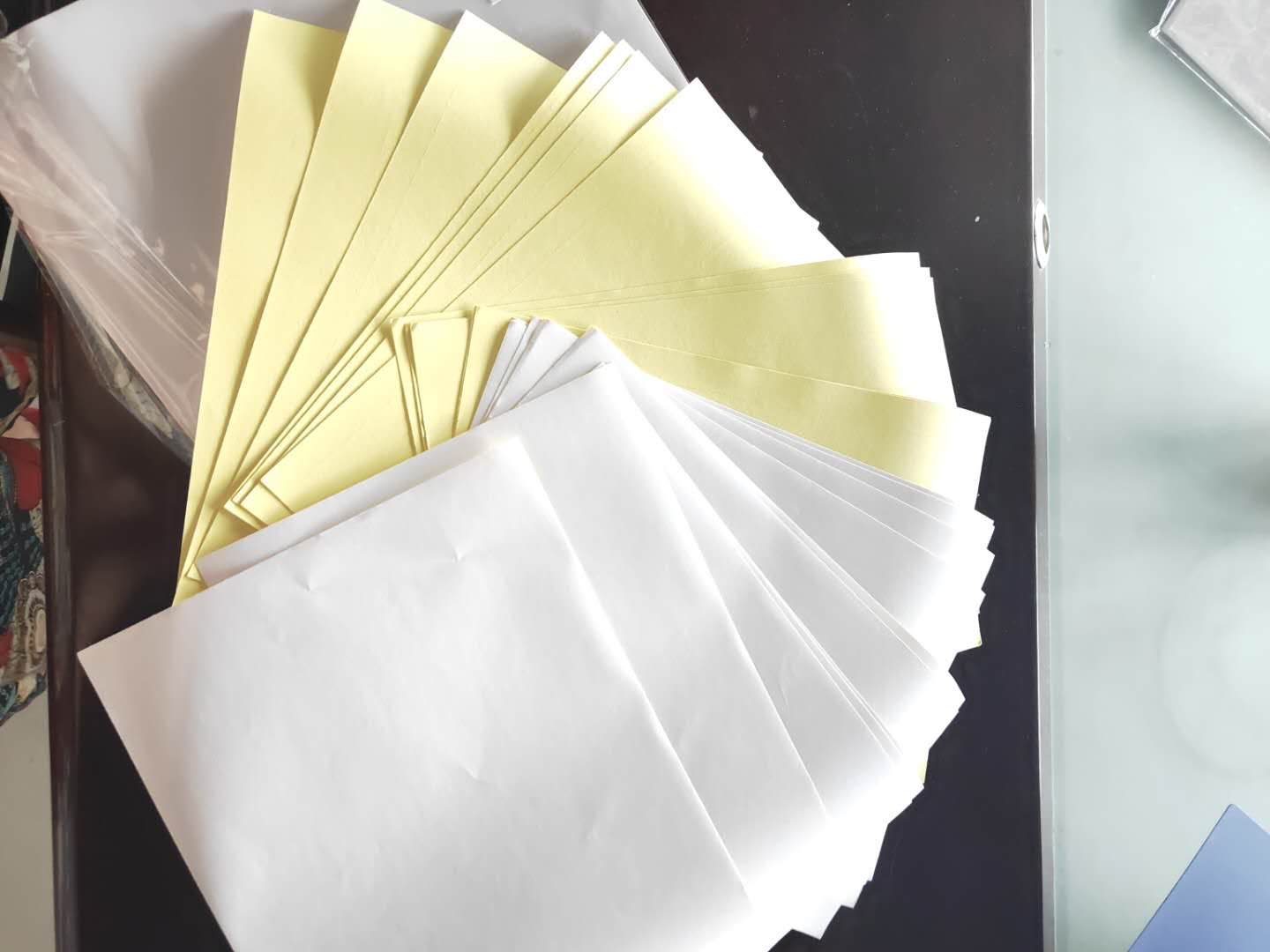 Directly from the Mill Custom Sticker Paper with Rubber Adhesive and Big Sheet Size