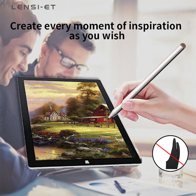 Column Painted Tablet Stylus Pencil Aluminum Surface Tablet Pen