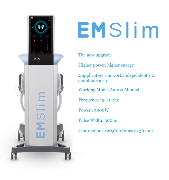 EMS EM Sculptingure Electromagnetic Slimming Body Machine Fat Burning Muscle Building 100hz Air Cooling System
