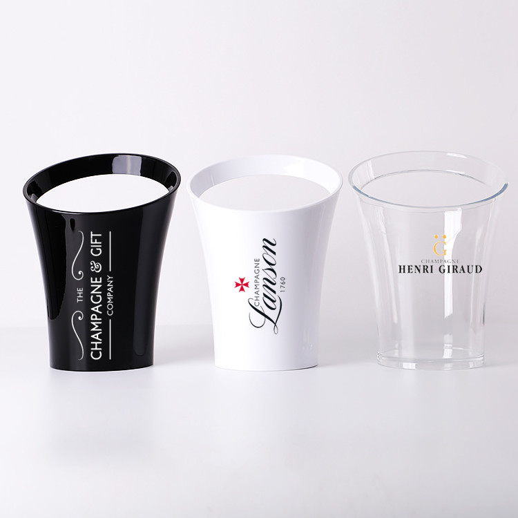 Limited Edition Branded Wine Accessories Plastic Moet Chandon Cooler Party Champagne Bottle Bucket