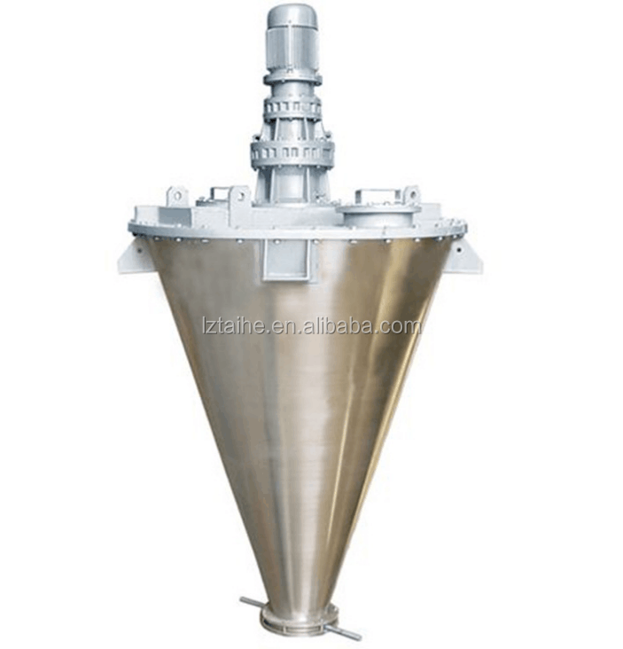 Conical Screw Mixer Twin Screw Laboratory Conical Mixer with Video Inspection