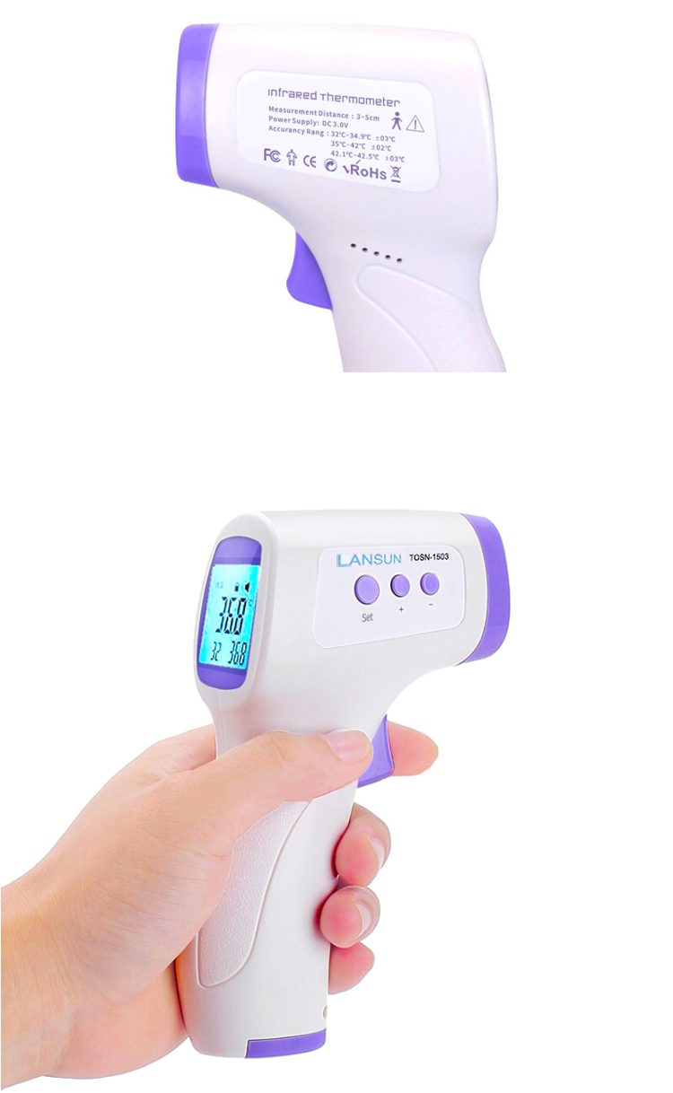 Best Baby Non Contact Forehead Ear Digital Infrared Thermometer Temperature Gun