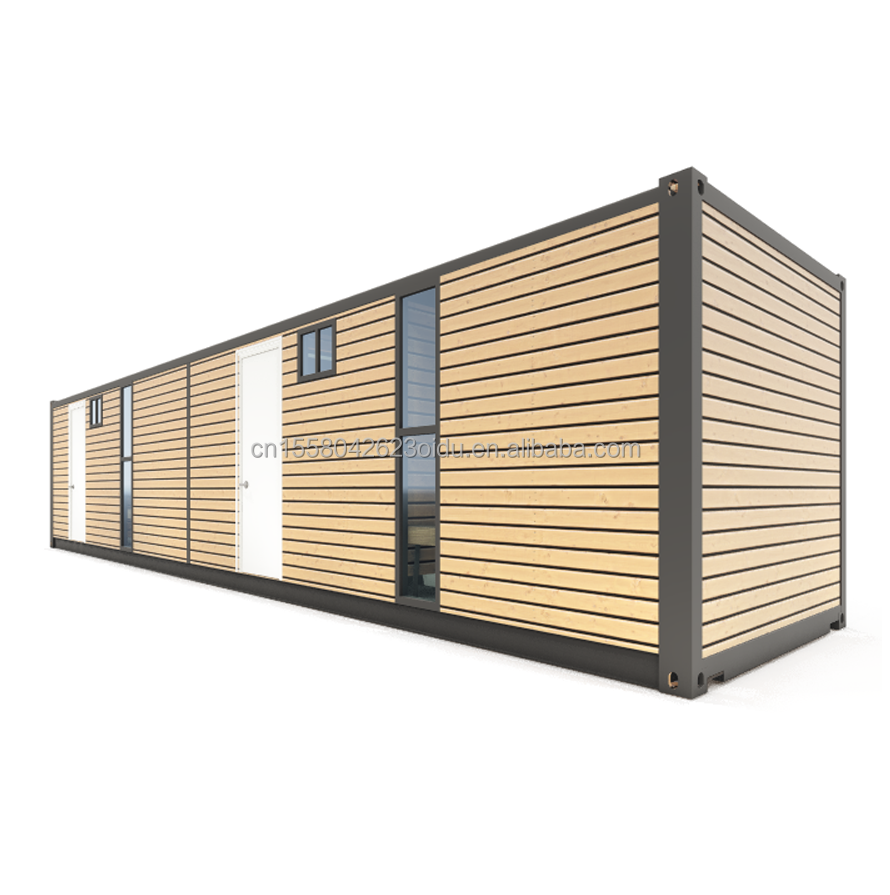 Mobile Shipping Container with 4 Bedroom Residential Mini Lounge Wall 50/75/100mm Wave Sandwich Panel