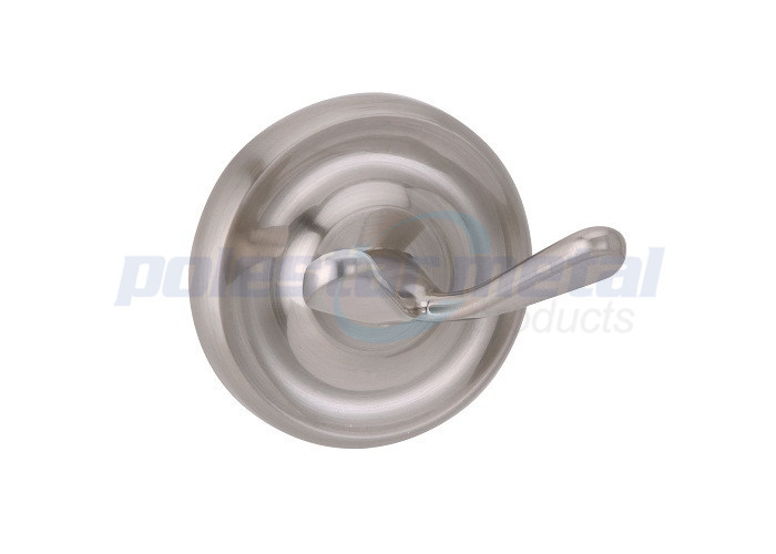 2-7/8" Diameter Bathroom Hardware Accessories Brass Double Robe Hook
