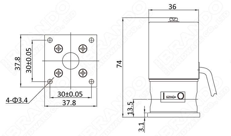6.16BAP030B02 Anti Corrosion PTFE Solenoid Valve