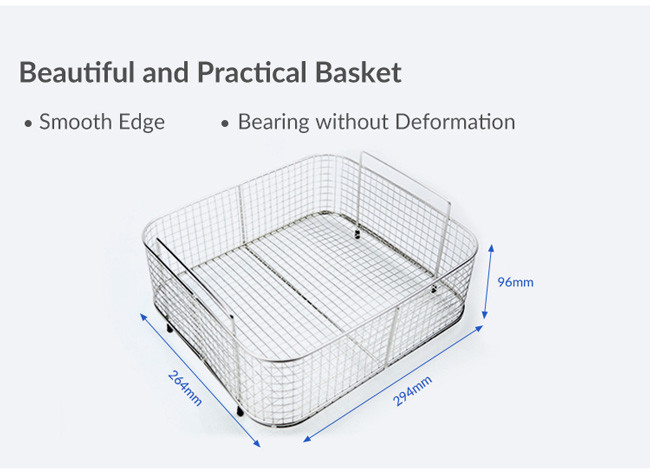 Desktop 40000Hz Heated Ultrasonic Cleaner For Instrument Washing