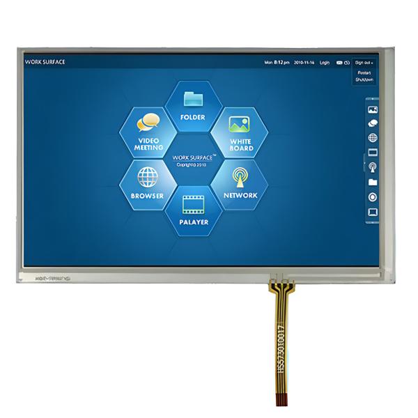 7 Inch Industrial TFT Display 40 Pin 800x480 RGB Interface With Resistive Touch