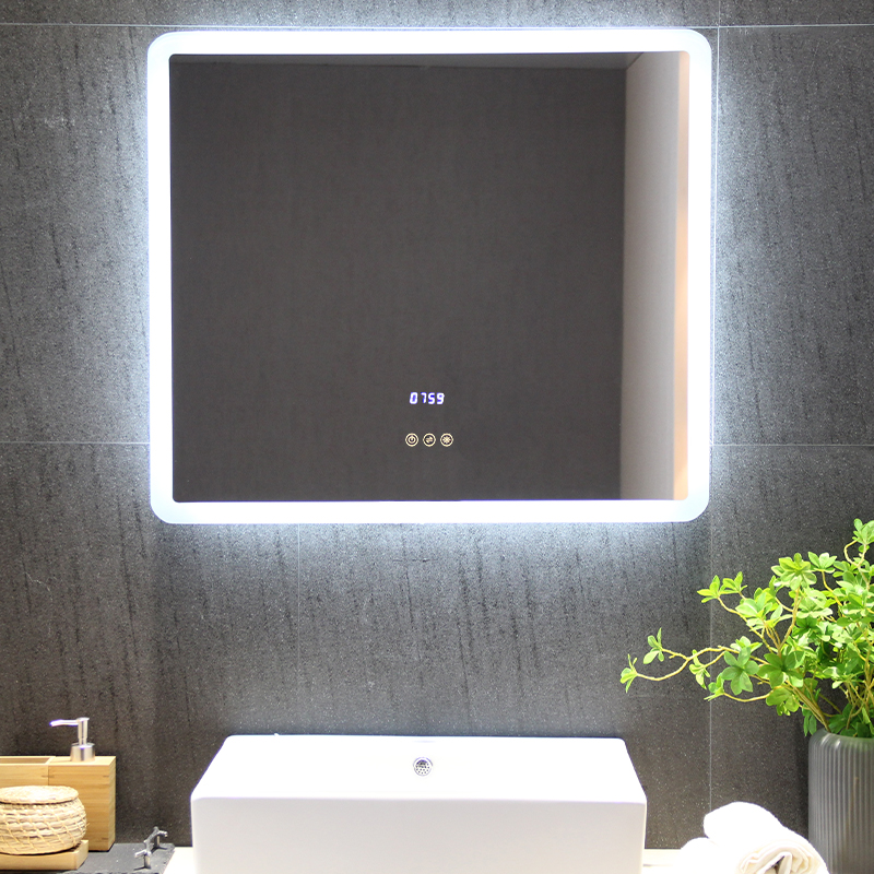 Touch Sensor LED Vanity Mirror for Private Label Medicine Cabinet and Gold Bathroom