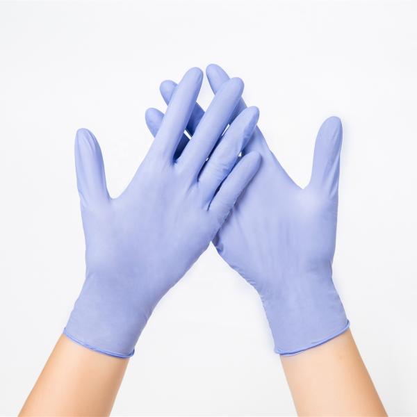 Violet Blue 3.5 Mil Powder Free Disposable Examination Nitrile Gloves Cheap