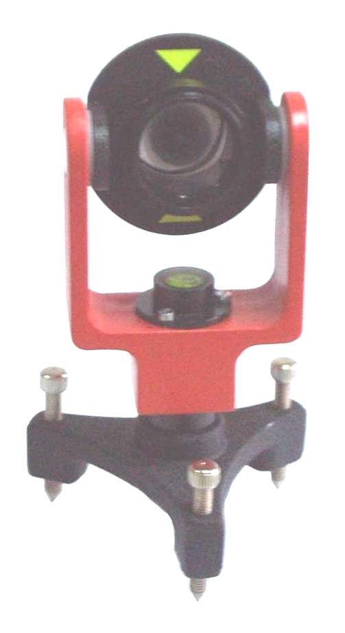 YR-8 Mini prism bubble middle with YR-18 Adjustable Mini tribrach for survey measuring
