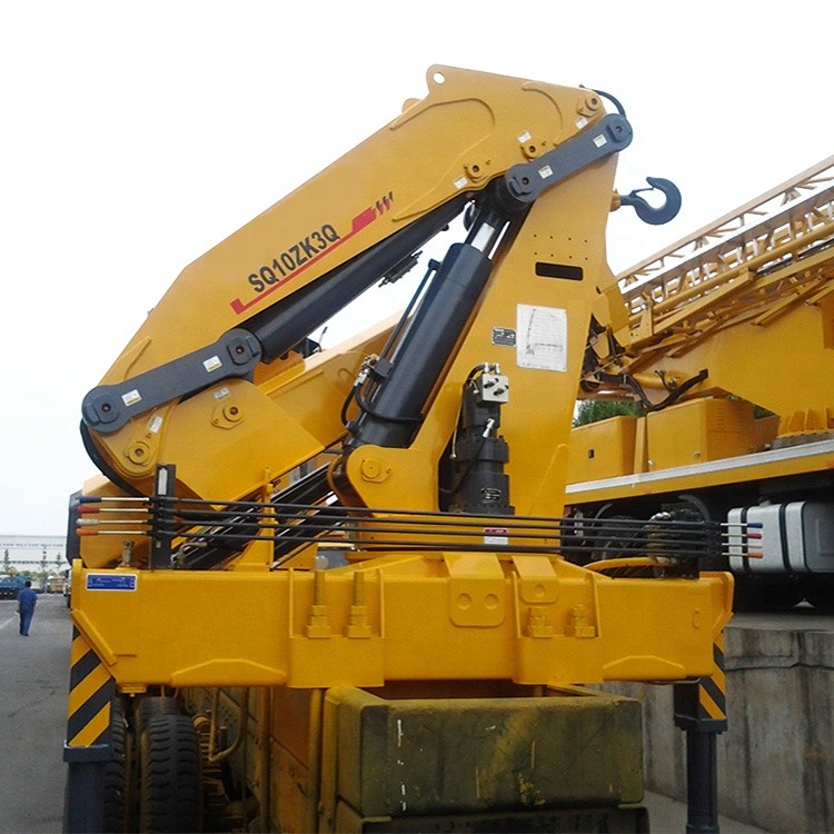 SQ10ZK3Q 10T Knuckle Boom Truck Crane With Dongfeng 6*2 10T Folding Arm