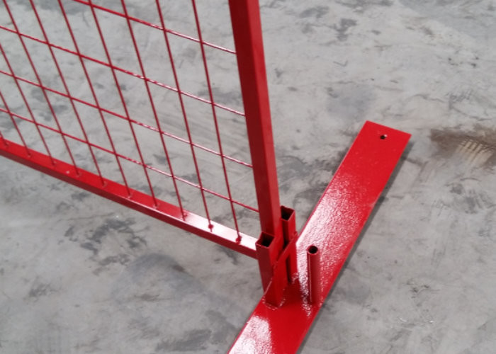 Heavy Duty 5mm 50x100mm Temporary Site Fencing Outdoor Construction With Top Clips