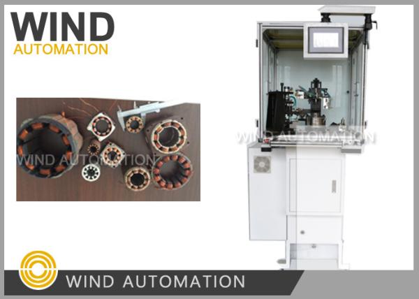 Round Square Fan Ventilator Motor Stator Winding Machine / Brushless Inslot