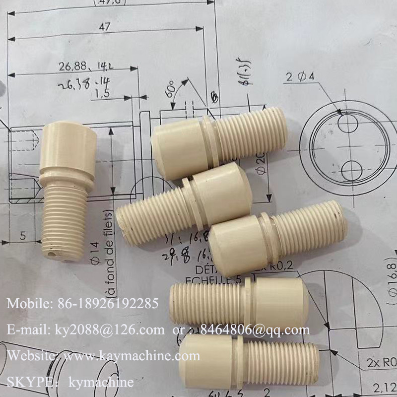 Polyetheretherketone Tecapeek Delrin PC PEEK ABS POM Plastic Mechanical CNC Turning Parts Custom Polishing CNC Machining Plastic Parts Motorcycle