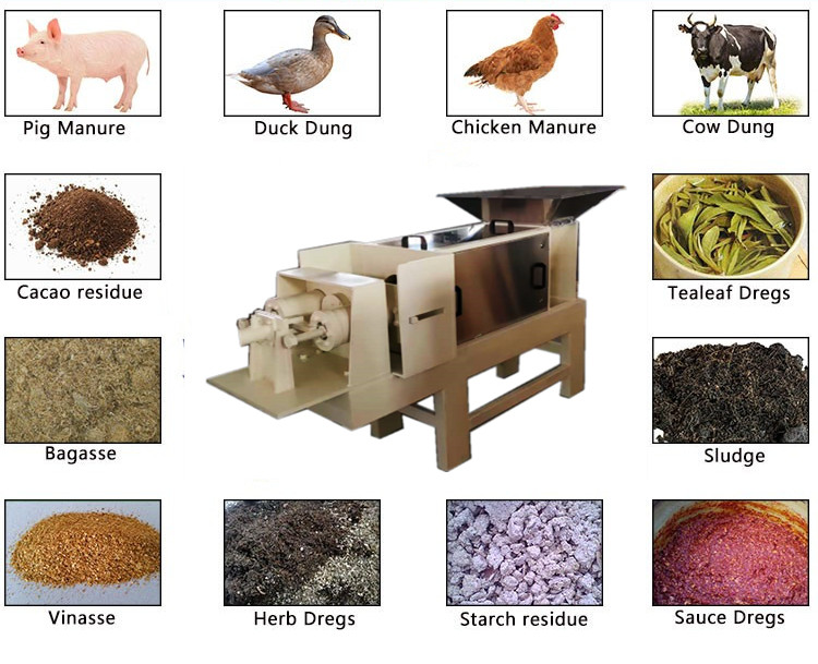 Garbage and Rubbish Dewatering Machine for Waste Recycling in Condition