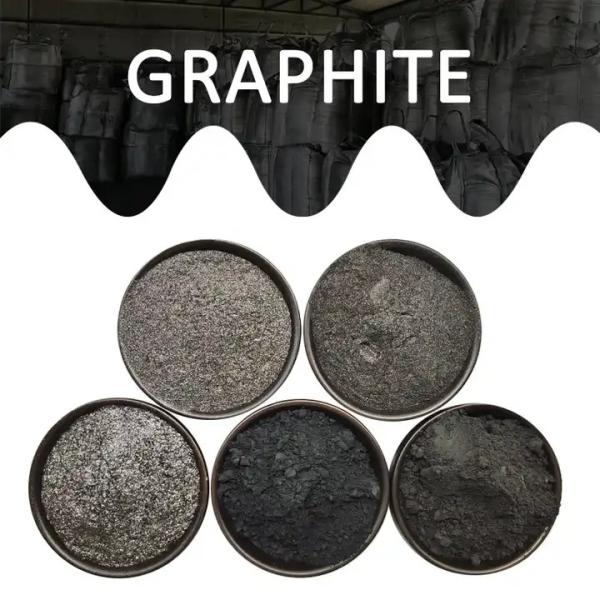 Battery Raw Material Natural Flake Graphite Powder Scales Spherical Graphite