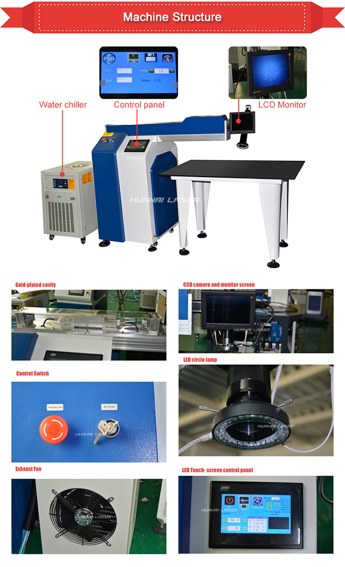 High Precision Laser Metal Welding Machine Smooth Surface Stable Performance
