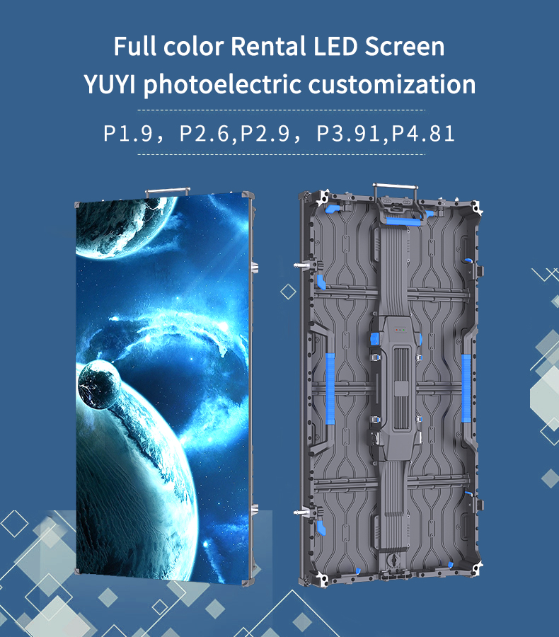 Rental Indoor LED Panel Display P1.5 P1.9 P2.5 P2.6 P3.91 P4.81 With 2121 LED Chip