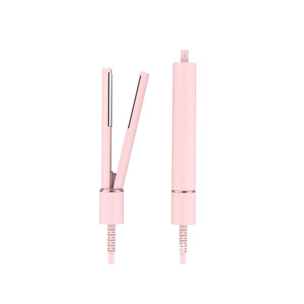 25 W 2 In 1 Hair Straightening Clip Temperature Display Mini 360° USB Splint