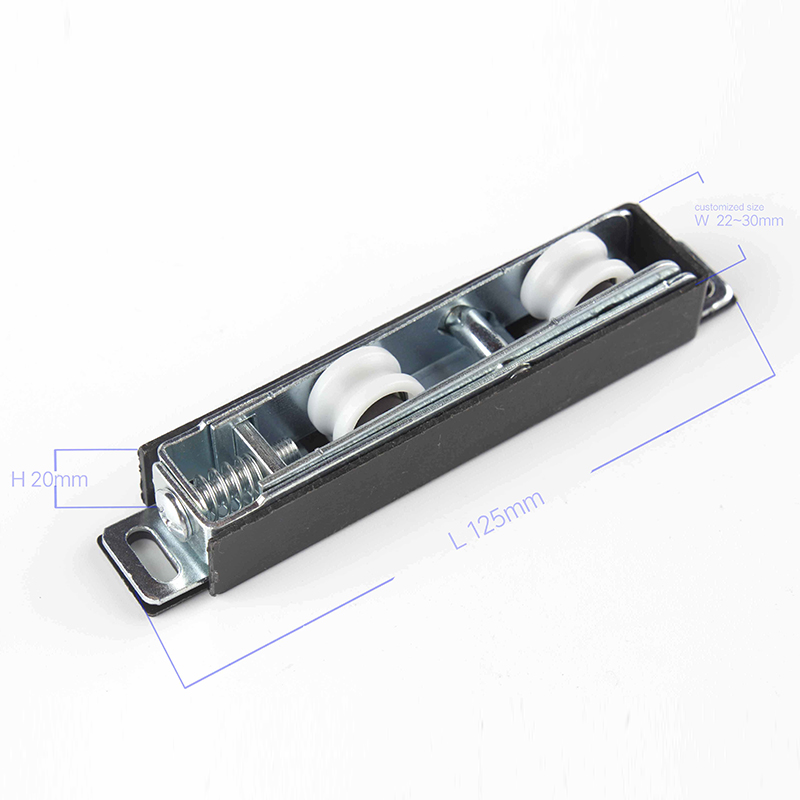19-28mm Width POM Double Roller with Groove and Protective PP Cover