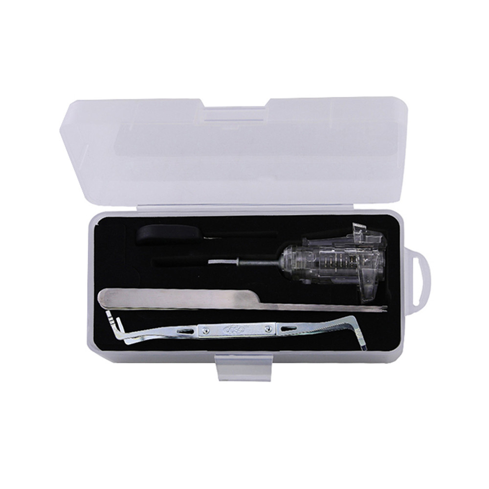 Lock Locksmith Picking Set Transparent Car Lock For VW HU66 With 3 Lockpicks