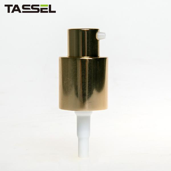 Gold Coated Hand Cream Pump Dispenser 20 410 0.2ML Durable Airless Foundation