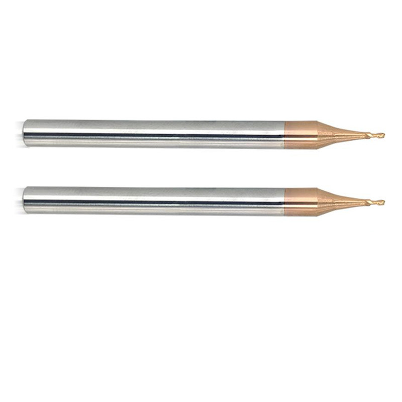 Solid Tungsten Carbide 0.5mm End Mills Square Hrc55