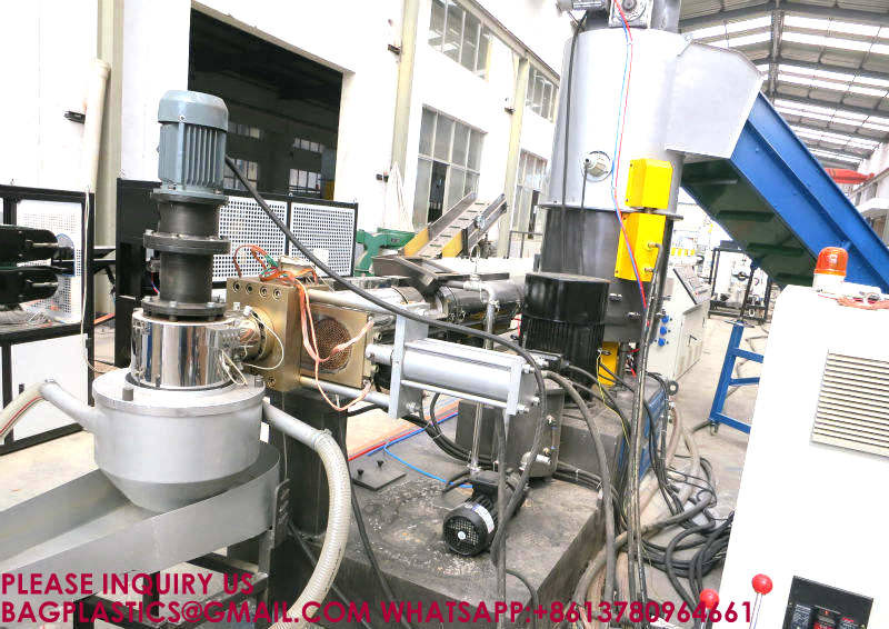 Plastic Pelletizing Machine Pellet Recycling Machines Plastic Granulator For Pp Pe Film
