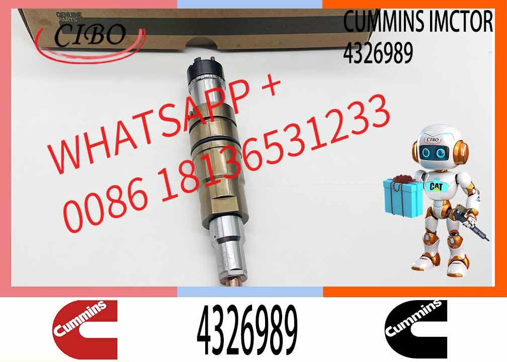 Genuine Diesel Common Rail Fuel Injector 4955080 2872544 For ISZ Engine Parts 4326959 4326989