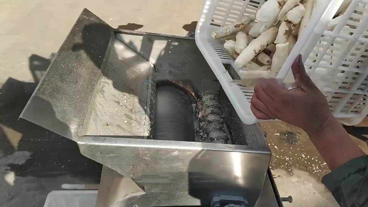5500w Cassava Grinder Machine / Cassava Grater Machine Stainless Steel