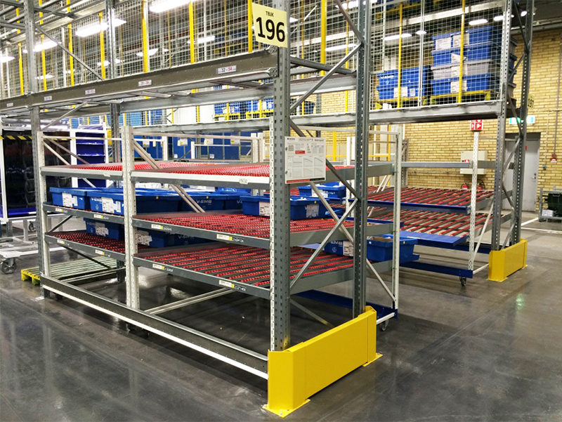 Carton Flow Rack Gravity Flow Roller Racking Gravity Flow Shelving
