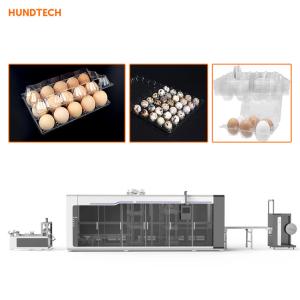 China Egg Containers Plastic Thermoforming Machine 3.0kw Compact on sale